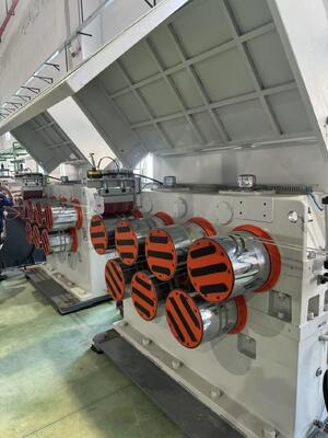 One Touch  Motor Coil Winding Machine  Pneumatic Shaft 300 M/Min Strap