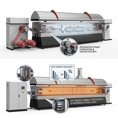 300kg/H Strap Extrusion Line 90mm High Accuracy PET Strap Manufacturing Machine