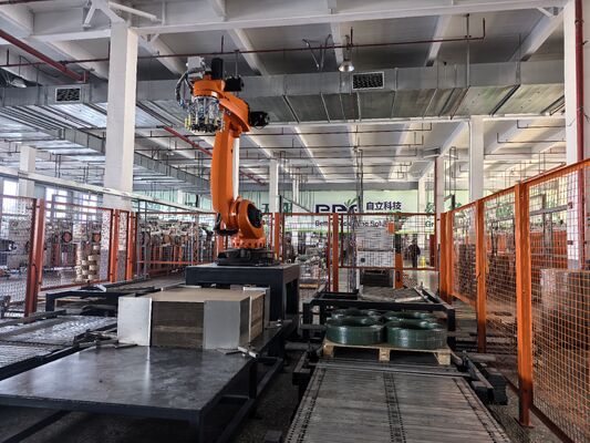 CE ISO Automatic Palletizing System High Productivity 480V Palletizing Solutions