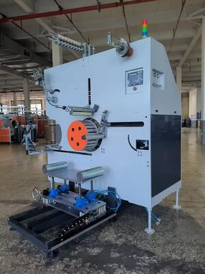 Industrial Grade PET Strap Winder with Mandrel Diameter of 406 Millimeters and Maximum Coil Diameter of 1200 Millimeters for Packaging Operations