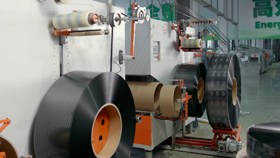 SIEM PLC PP Strap Production Line Single Screw 100kw Strapping Line